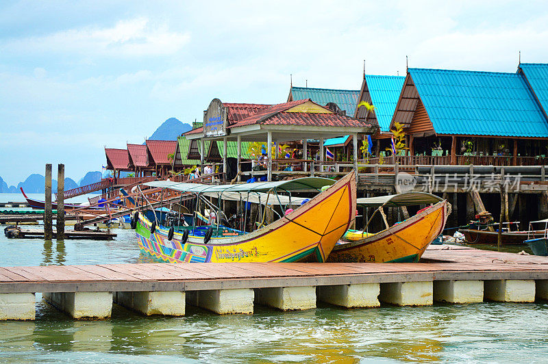 泰国的Koh Panyee渔村
